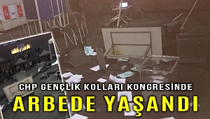 CHP İzmir Gençlik Kolları Kongresinde arbede