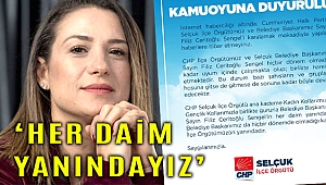 CHP Selçuk İlçe Başkanlığından o iddialara yalanlama