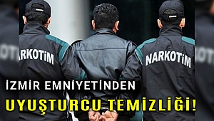 İzmir'de çok sayıda yere baskın düzenlendi