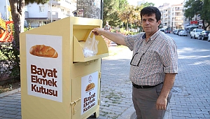 Karşıyaka'da bayat ekmekler toplanıyor