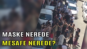 Karşıyaka'da bir düğün sahnesi, uyarılar kar etmiyor!