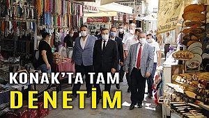 Konak’ta tam saha Covid-19 denetimi