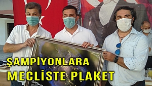 KUŞADASI MECLİSİ DÜNYA ŞAMPİYONLARINI AĞIRLADI