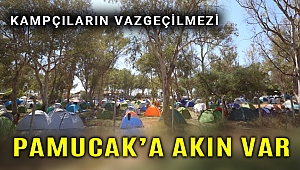 Pamucak'ın yüzünü kampçılar güldürdü