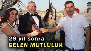 29 yıl sonra birbirlerine Kuşadası'nda kavuştular