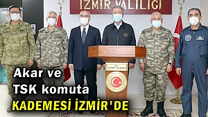 Bakan Akar ve TSK komuta kademesi İzmir'de