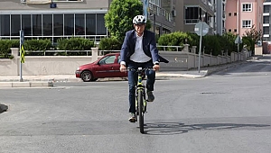 Başkan Arda’dan bisikletli denetim