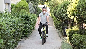 Başkan Arda’dan bisikletli mesai