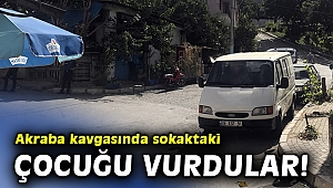 Bornova'da akrabalar arasındaki kavgada sokakta bulunan çocuk pompalı tüfekle yaralandı