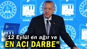 Cumhurbaşkanı Erdoğan'dan flaş 12 Eylül açıklaması!