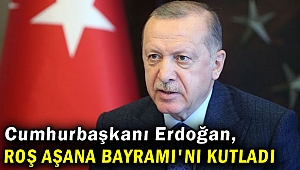 Cumhurbaşkanı Erdoğan, Roş Aşana Bayramı'nı kutladı