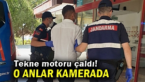 Hırsızlık anı güvenlik kamerasınca kaydedildi