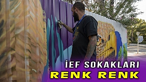 İEF’de duvarlar “Akdeniz Gibi Yaşam Dolu ve Çok Renkli”