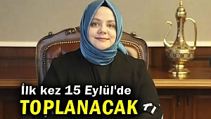 İlk kez 15 Eylül'de toplanacak
