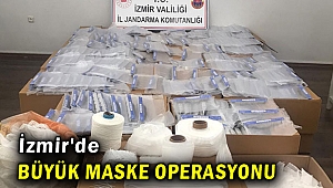 İzmir'de büyük maske operasyonu