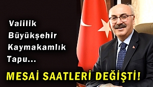 İzmir'de kamu kurumlarının mesai saatleri değişti