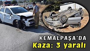 İzmir Kemalpaşa'da kaza: 3 Yaralı