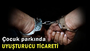 İzmir Tire'de çocuk parkındaki uyuşturucu satıcısı tutuklandı
