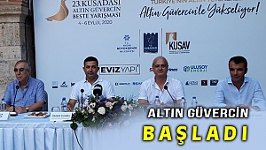 KUŞADASI'NDA ALTIN GÜVERCİN HEYECANI BAŞLADI
