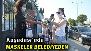 Kuşadası'ndaki okulların maske ihtiyacı karşılanıyor