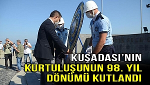 Kuşadası'nın kurtuluşunun 98. yıl dönümü kutlandı
