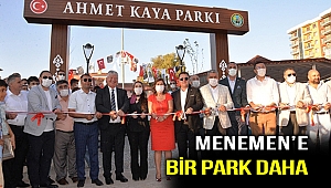 Menemen'e Ahmet Kaya parkı