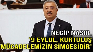Necip Nasır, '9 Eylül, kurtuluş mücadelemizin simgesidir'