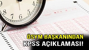 ÖSYM Başkanından KPSS açıklaması! HES kodlarına dikkat