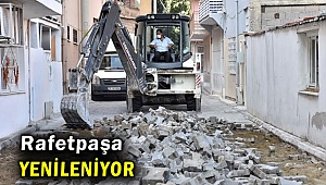 Rafetpaşa Mahallesi’nde sokaklar yenileniyor