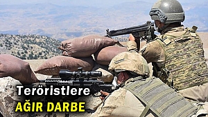 Şırnak'ta teröristlere ağır darbe