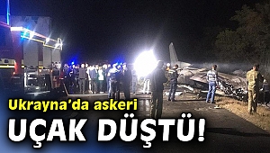Ukrayna'nın Harkov bölgesinde askeri uçak düştü