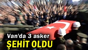 Van'da 3 asker şehit oldu