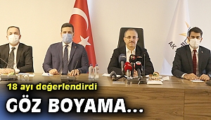 Ak Partili Sürekli Büyükşehir'in 18 ayını değerlendirdi