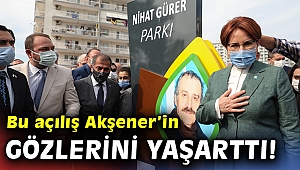 Akşener, İzmir'de ağabeyinin ismini taşıyan parkı açtı