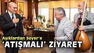 Aşıklar Başkan Soyer’i ziyaret etti