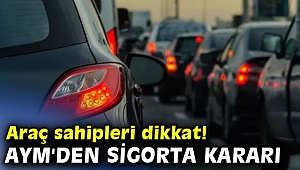 AYM'den önemli trafik sigortası kararı