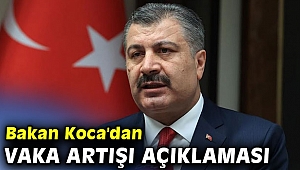 Bakan Koca'dan vaka artışı açıklaması