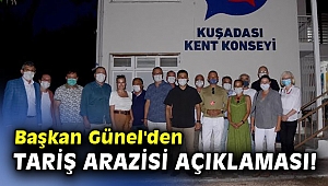 Başkan Günel'den tariş arazisi açıklaması!