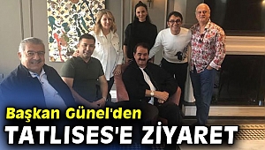 Başkan Günel'den Tatlıses'e ziyaret