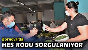Bornova pazarlarında koronavirüs tedbirleri