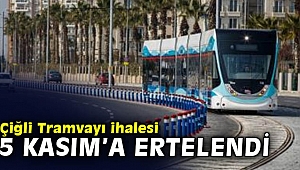 Çiğli Tramvayı ihalesi 5 Kasım’a ertelendi