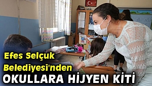 Efes Selçuk Belediyesi'nden okullara hijyen kiti