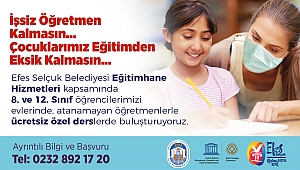Efes Selçuk’tan atanamayan öğretmenlere fırsat