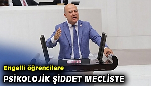 Engelli öğrencilere psikolojik şiddet meclise taşındı!