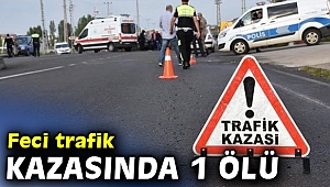 Feci trafik kazasında 1 ölü