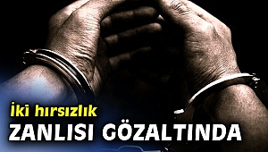 İki hırsızlık zanlısı gözaltında