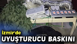 İzmir'de uyuşturucu baskını