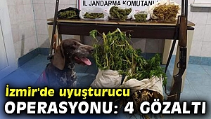 İzmir'de uyuşturucu operasyonu: 4 gözaltı