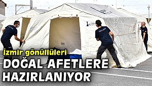 İzmir gönüllüleri doğal afetlere hazırlanıyor