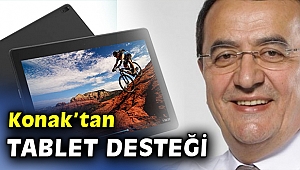 Konak Belediyesinden öğrencilere tablet desteği
